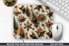 Christmas Mouse Pad Sublimation, Christmas Mouse Pad PNG Product Image 1
