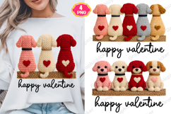Valentine Dog PNG, Happy Valentine PNG, Trendy Valentine PNG Product Image 1