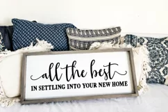 All the best in settling into your new home SVG, EPS, PNG. Product Image 2