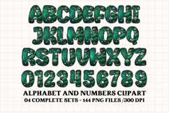 St patrick alphabet png clipart, st patrick letters doodle Product Image 5