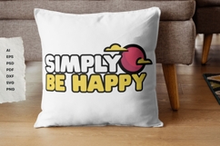 Simply Be Happy - SVG Design Product Image 11