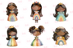 Cute Juneteenth Afro Girl Clipart - Set Of 34 Png Bundle Product Image 5