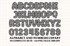 Video game Alphabet, video game letters doodle clipart Product Image 5