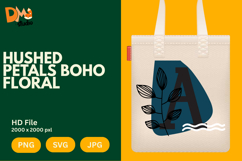 Hushed Petals Boho Floral Monogram Product Image 1