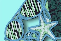 Flip-flops multilayer svg/beach sneakers SVG 3D layer Product Image 7