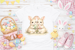 Cute Easter Bunny Clipart 3 Spring PNG SVG JPG Product Image 5