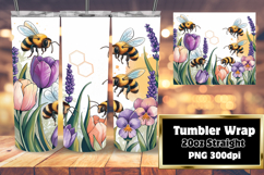 20oz Tumbler Design for Home Decor , Bee Product Image 1