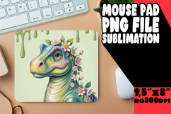 COZY MOUSE PAD FUN ART, Cute Dino Product Image 1