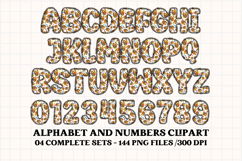 Back to School Alphabet png, letters doodle, school clipart Product Image 5