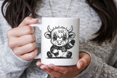 Kawaii Highland Cow SVG Bundle Product Image 6