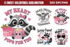 Sweet Valentines Sublimation Bundle PNG Product Image 3