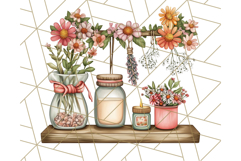 Cottagecore Apothecary PNG Clipart, Rustic Potions &amp; Herbs Product Image 3