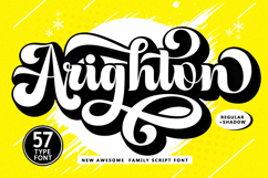 Arighton - Family Font In 57 Type Product Image 1
