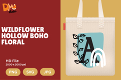 Wildflower Hollow Boho Floral Monogram Product Image 1