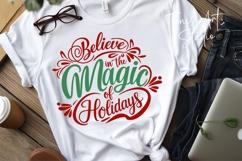 Believe in the Magic of Holidays SVG Christmas Design Product Image 3