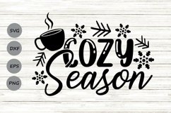 Cozy Season Svg, Christmas Svg, Merry Christmas Svg. Product Image 1