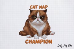 Sarcastic Cat Quotes Sublimation, Sarcastic Quotes Png Product Image 2