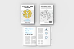 Hardcover Book Mockups - A5/5.8x8.3 inch - 10 views Product Image 11