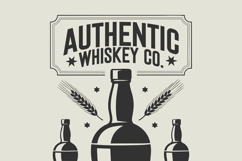 Whiskey Font | Vintage Font | Bold Sans Serif Display Font Product Image 3
