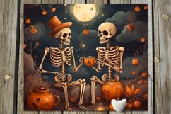 Halloween Skeleton | 11 Skinny tumbler sublimation designs Product Image 11