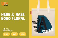 Herb &amp; Haze Boho Floral Monogram Product Image 1