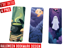 Halloween Bookmark Collection | 2x6 PNG Printable ,Halloween Product Image 1