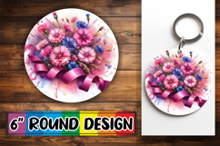 Luminous Ornaments Round Design PNG, Flowers Product Image 1