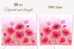 Tumbler Sublimation Design Art Summer Flowers 28 PNG files Product Image 12