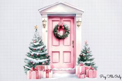 Pink Christmas Clipart PNG Product Image 1