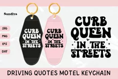 Funny Driving Motel Keychain SVG Vol.2 | Curb Queen Product Image 1