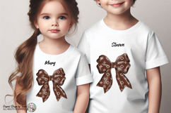 Luxury Brown Bow PNG Chic Fashion Ribbon Elegant Design Product Image 9