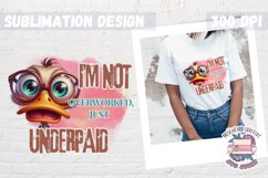 Funny Sarcasm Sublimation design PNG Quote Animal Product Image 1