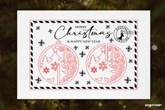 3D Christmas Ball Ornament Card Laser Cut | Christmas | SVG Product Image 2