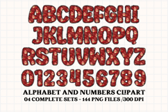 Love Forever Alphabet &amp; Numbers Clipart Set Product Image 5