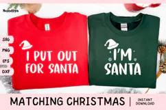 Matching Christmas Quote SVG | I'm Santa Product Image 1