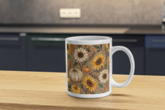Sunflower &amp; Pumpkin Patch Harvest Seamless Pattern Product Image 11