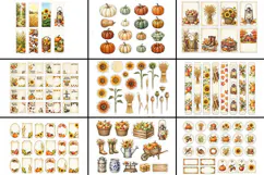 Pumpkin & Harvest Journal Kit Digital Paper| Junk Journal Product Image 12