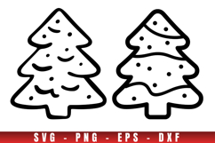 Christmas icon svg, icon png clipart, christmas outline svg Product Image 1