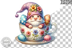 Easter Gnome Sublimation - Clipart PNG Design Product Image 1