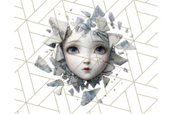 Creepy Dolls Clipart PNG Haunted Toy Characters Product Image 3