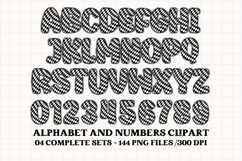 Alice in Wonderland Alphabet png, wonderland letters doodle Product Image 5