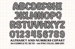 Alice in Wonderland Alphabet png, wonderland letters doodle Product Image 5