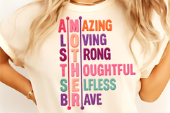 Mother's Day PNG, She is Mom PNG, Faux Yarn Mama PNG, Mother Product Image 4