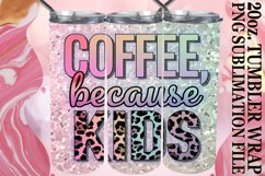Funny Glitter Mom Quotes | 20oz Tumbler Wrap Sublimation Product Image 1