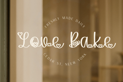 Heart Script - Handwritten Script Font With Heart Product Image 11