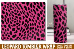 Leopard Print Tumbler Wrap Sublimation Product Image 1