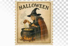 Halloween Witch Potion Cauldron PNG Product Image 1