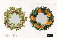 4 Christmas Photo Ornament PNG Product Image 2