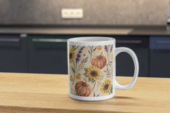 Cottagecore Sunflower Harvest Seamless Pattern, Digital Pape Product Image 11
