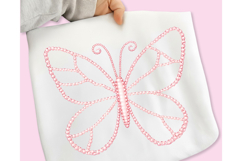 Pearl Butterfly PNG, Easter Bunny Outline PNG, Happy Easter Product Image 2